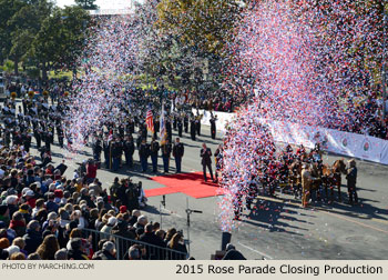 Rose Parade Closing Production 2015 Rose Parade Float Picture