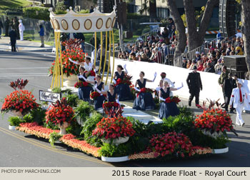 Royal Court 2015 Rose Parade Float Picture