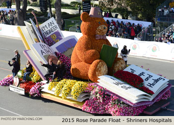 Shriners Hospitals For Children 2015 Rose Parade Float Picture