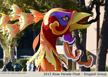 Singpoli Group 2015 Rose Parade Float Picture