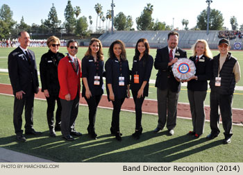 Band Director Recognition 2014