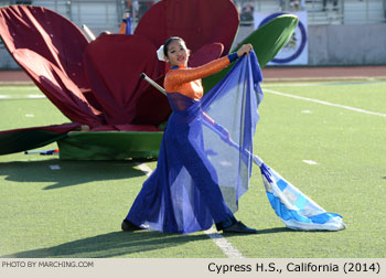 Cypress High School Centurion Imperial Brigade, Cypress, California 2014