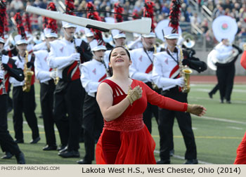 Lakota West High School Marching Firebirds, West Chester, Ohio 2014