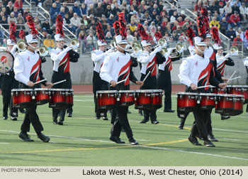 Lakota West High School Marching Firebirds, West Chester, Ohio 2014