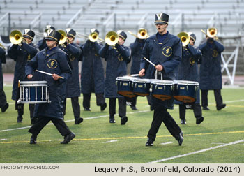 Legacy High School Lightning Marching Band, Broomfield, Colorado 2014