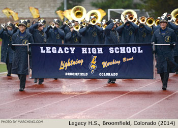 Legacy High School Lightning Marching Band, Broomfield, Colorado 2014