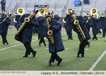 Legacy High School Lightning Marching Band, Broomfield, Colorado 2014