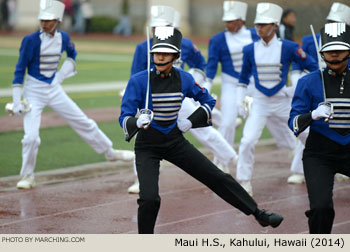 Maui High School Saber Marching Band, Kahului, Hawaii 2014