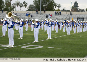 Maui High School Saber Marching Band, Kahului, Hawaii 2014