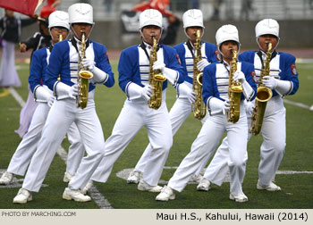 Maui High School Saber Marching Band, Kahului, Hawaii 2014