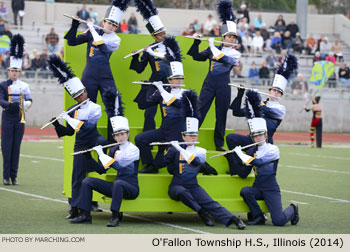 OFallon Township High School Marching Panthers, OFallon, Illinois 2014