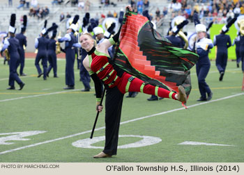 OFallon Township High School Marching Panthers, OFallon, Illinois 2014