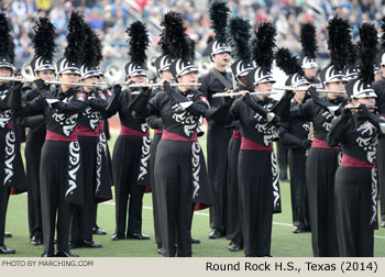 Round Rock High School Dragon Band, Round Rock, Texas 2014