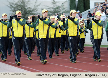 University of Oregon Marching Band, Eugene, Oregon 2014