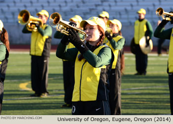 University of Oregon Marching Band, Eugene, Oregon 2014