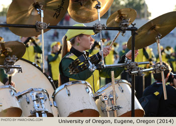 University of Oregon Marching Band, Eugene, Oregon 2014