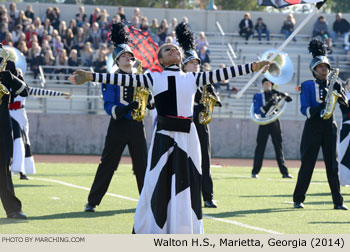 Walton High School Marching Raider Band, Marietta, Georgia 2014