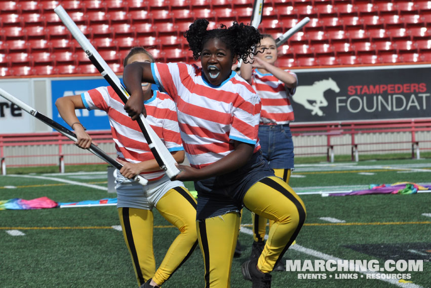 Bishop Grandin Marching Ghosts, Calgary, Alberta - Calgary Stampede Showbands Live Prelims Photo 2016