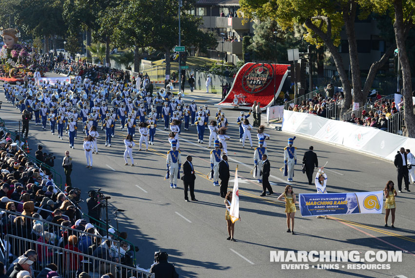 Albany State University Marching Rams, Albany, Georgia - 2016 Rose Parade Photo