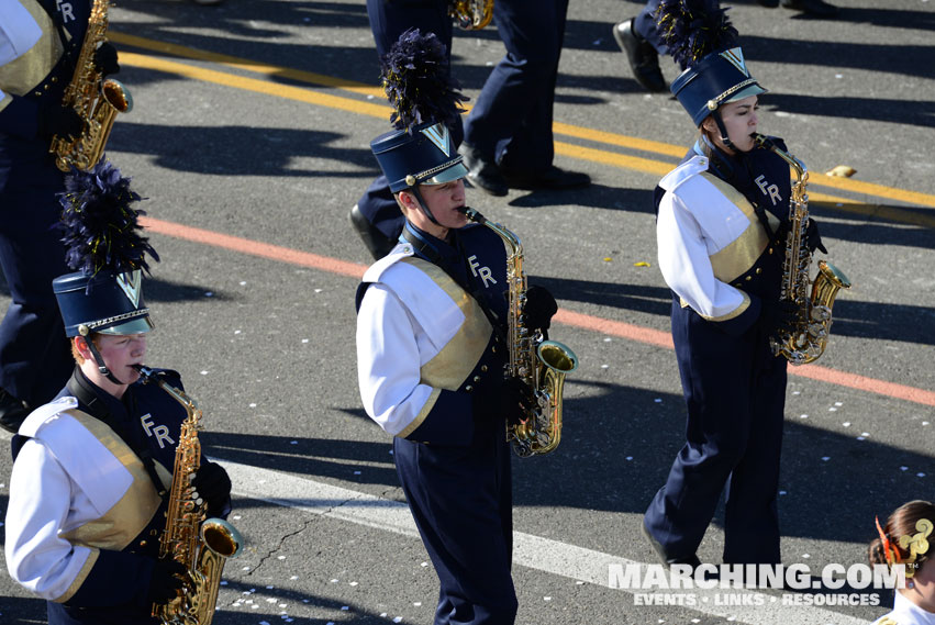 Franklin Regional H.S. Panther Band, Murrysville, Pennsylvania - 2016 Rose Parade Photo