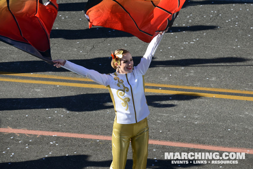 Franklin Regional H.S. Panther Band, Murrysville, Pennsylvania - 2016 Rose Parade Photo