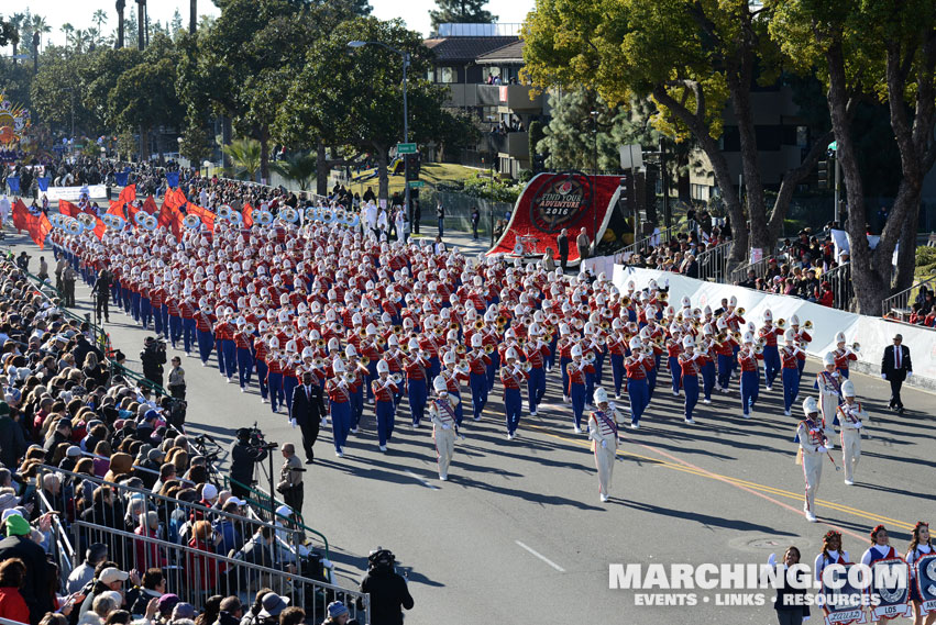 Los Angeles Unified School District Honor Band, California - 2016 Rose Parade Photo