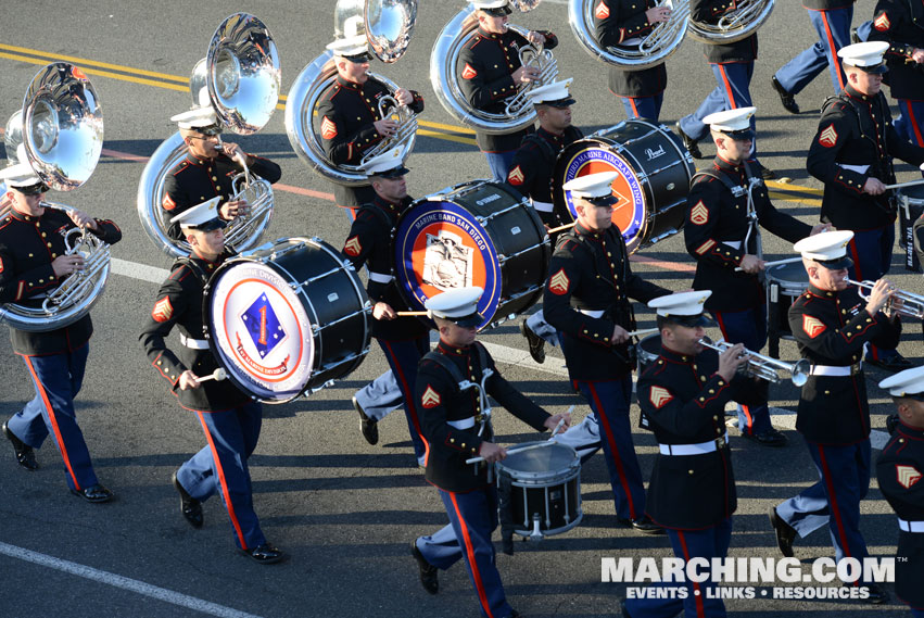 United States Marine Corps West Coast Composite Band - 2016 Rose Parade Photo