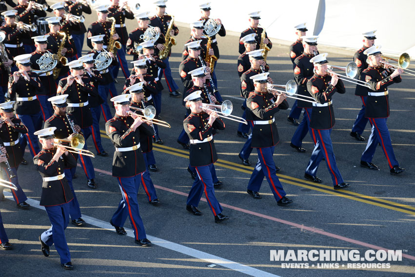 United States Marine Corps West Coast Composite Band - 2016 Rose Parade Photo