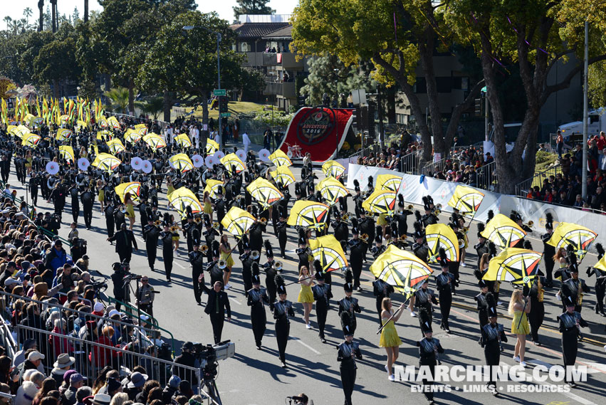 William Mason H.S. Marching Band, Mason, Ohio - 2016 Rose Parade Photo