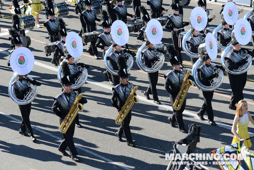 William Mason H.S. Marching Band, Mason, Ohio - 2016 Rose Parade Photo