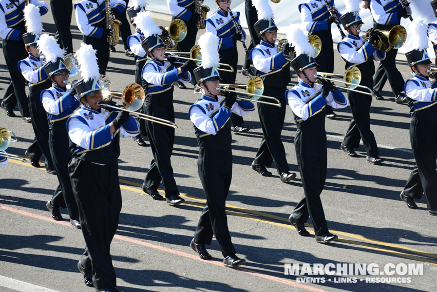 Mira Mesa H.S. Sapphire Sound, San Diego, California - 2016 Rose Parade Photo