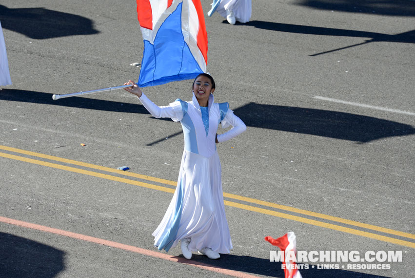 Mira Mesa H.S. Sapphire Sound, San Diego, California - 2016 Rose Parade Photo