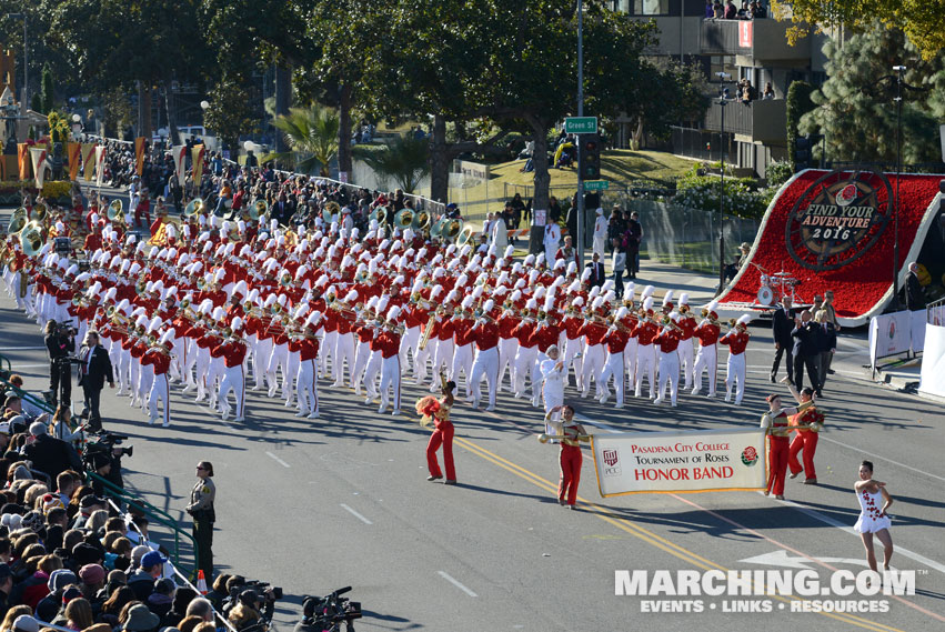 Pasadena City College Tournament of Roses Honor Band - 2016 Rose Parade Photo