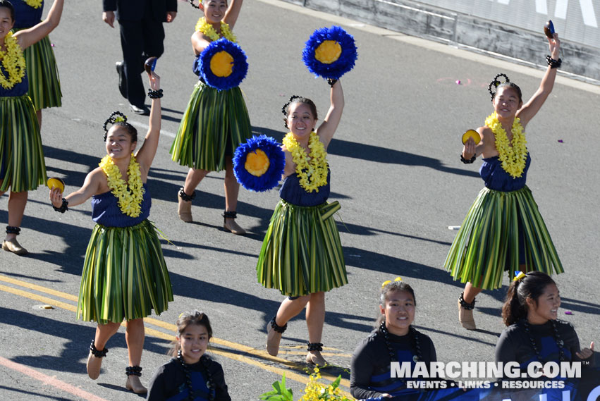 Punahou Marching Band, Honolulu, Hawaii - 2016 Rose Parade Photo