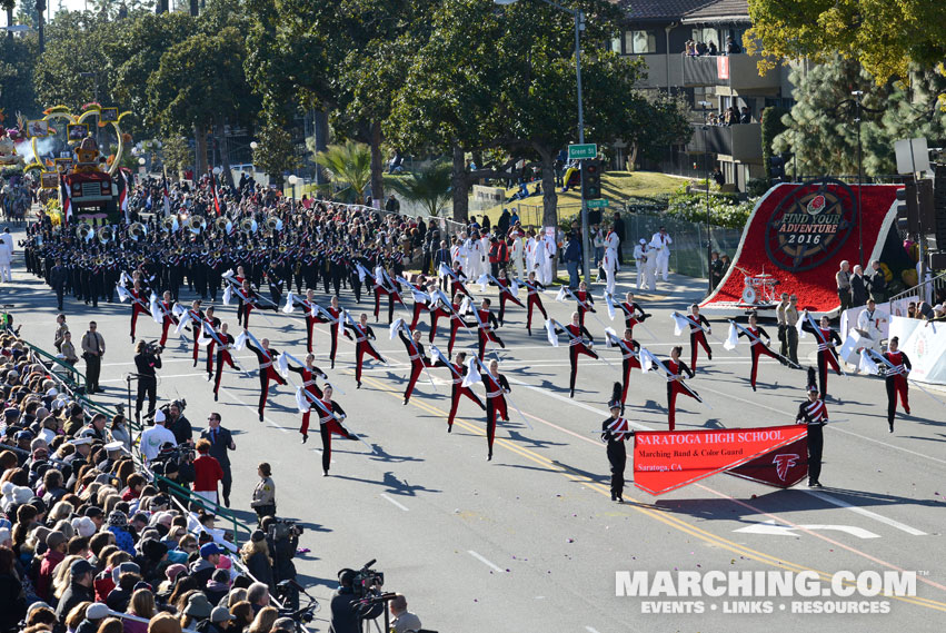 Saratoga H.S. Marching Band, Saratoga, California - 2016 Rose Parade Photo