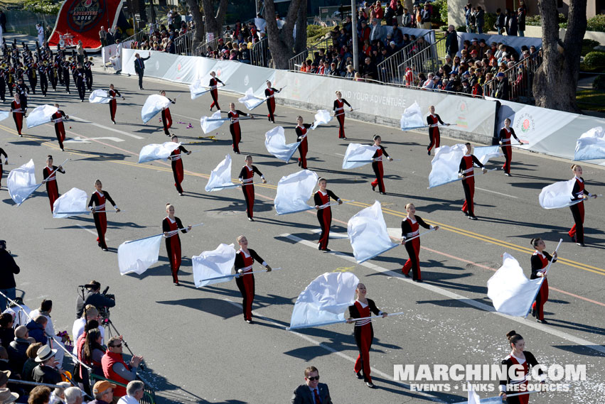 Saratoga H.S. Marching Band, Saratoga, California - 2016 Rose Parade Photo