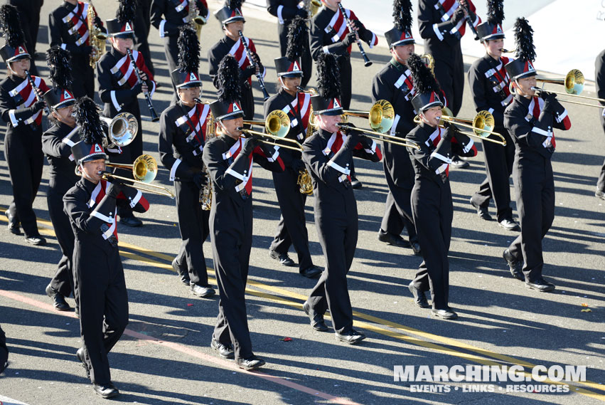 Saratoga H.S. Marching Band, Saratoga, California - 2016 Rose Parade Photo