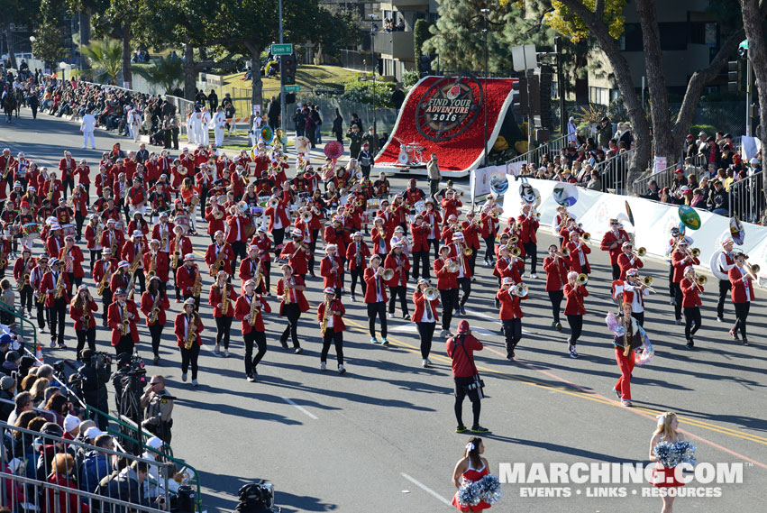 Leland Stanford Junior University Marching Band, Stanford, California - 2016 Rose Parade Photo