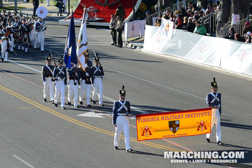 Virginia Military Institute Regimental Band, Lexington, Virginia - 2016 Rose Parade Photo