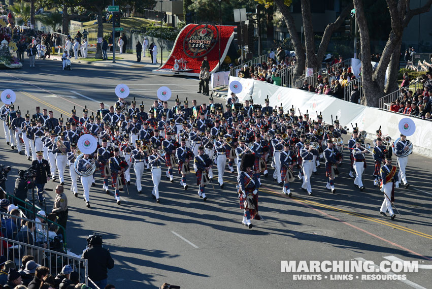 Virginia Military Institute Regimental Band, Lexington, Virginia - 2016 Rose Parade Photo