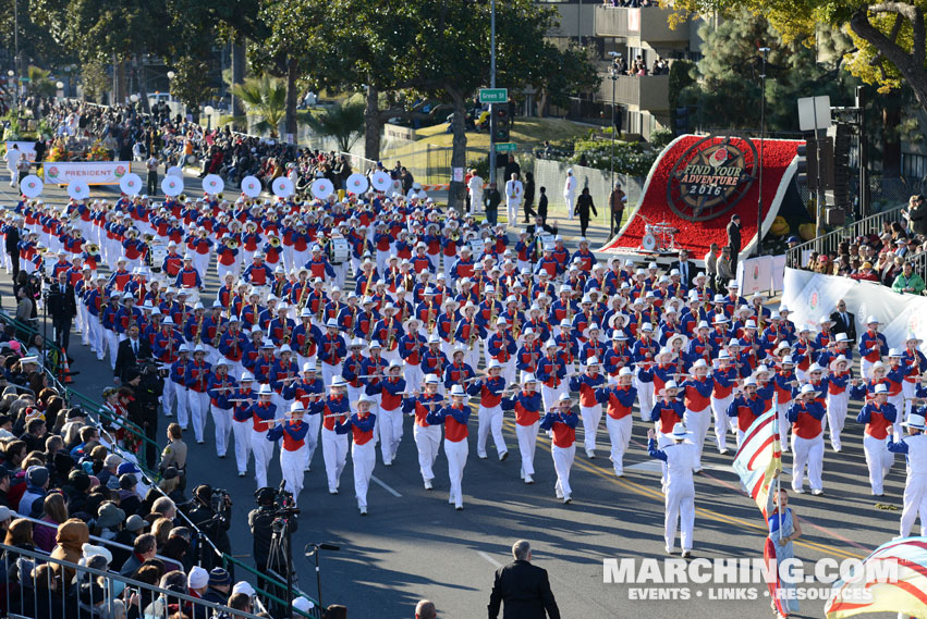 Wyoming All-State Marching Band - 2016 Rose Parade Photo