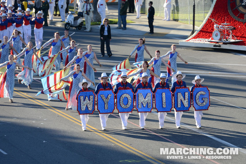 Wyoming All-State Marching Band - 2016 Rose Parade Photo