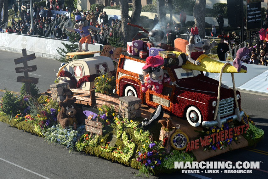 Burbank Tournament of Roses Association - 2016 Rose Parade Float Picture