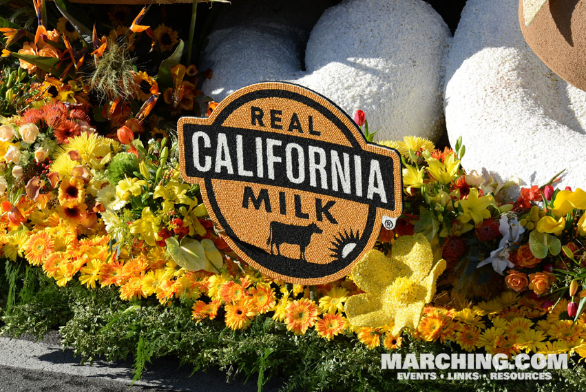 California Milk Advisory Board - 2016 Rose Parade Float Picture