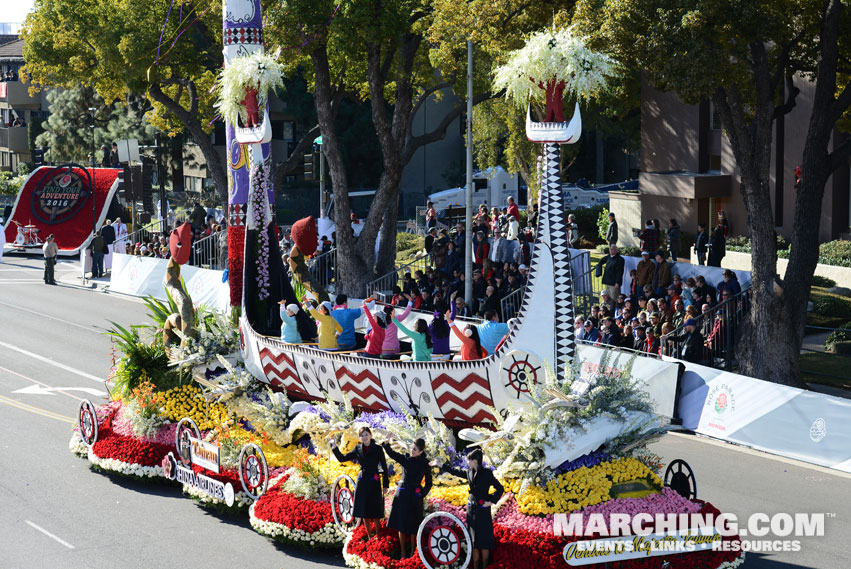 China Airlines - 2016 Rose Parade Float Picture