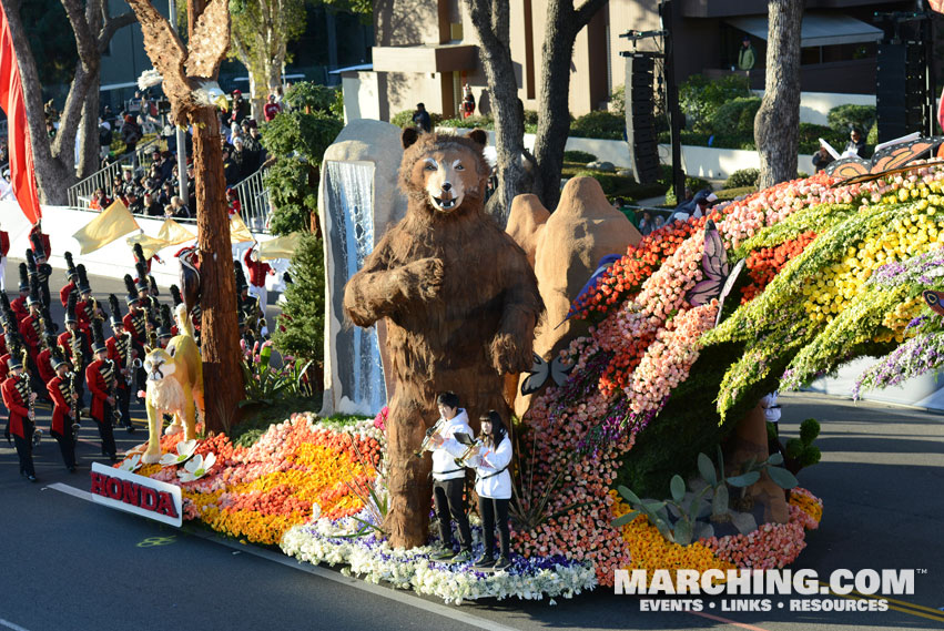 American Honda Motor Co. - Presenting Sponsor - 2016 Rose Parade Float Picture