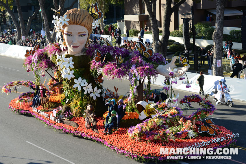 Kaiser Permanente - 2016 Rose Parade Float Picture