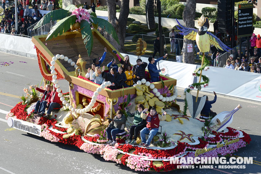 Cal-Nev-Ha District of Kiwanis International - 2016 Rose Parade Float Picture