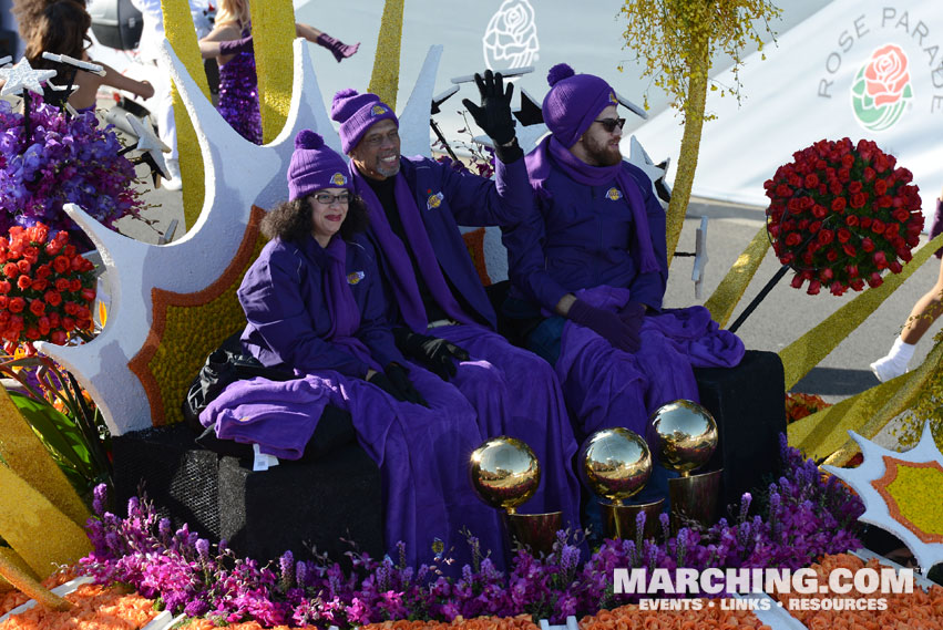 Los Angeles Lakers - 2016 Rose Parade Float Picture