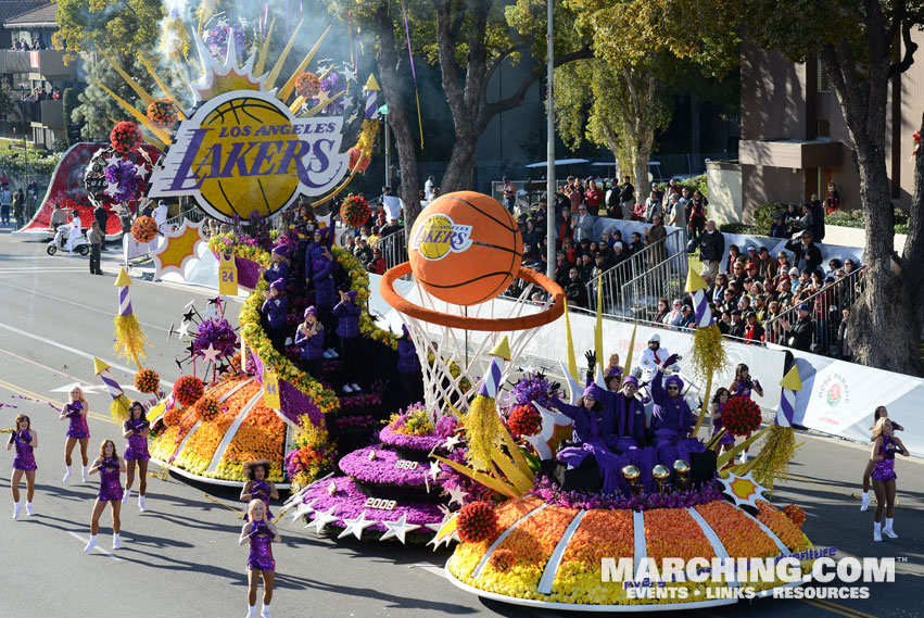 Los Angeles Lakers - 2016 Rose Parade Float Picture